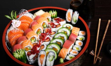 How many different types of sushi are there?